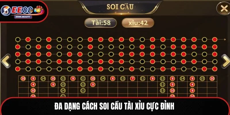 Đa dạng cách soi cầu Tài Xỉu cực đỉnh