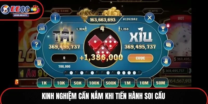 Kinh nghiệm cần nắm khi tiến hành soi cầu